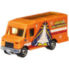 The LoneStar Cab & Rocket Trailer come with a 1:64 scale Express Delivery van featuring an 'Aerospace' logo and bright orange deco.