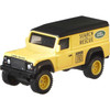 The real-life Land Rover Defender 110 Hard Top was produced from 1983–2016. This authentically detailed model features a yellow Search & Rescue deco.