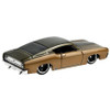 The Hot Wheels 1969 Ford Torino Talladega is approximately 1:64 scale and measures around 8 cm (3 inches) in length.