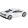 The Hot Wheels Lamborghini Gallardo LP 560-4 is approximately 1:64 scale and measures around 6.5 cm (2.5 inches) in length.