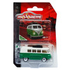 Majorette Vintage Collection VW TYPE 2 T1 CAMPER VAN (Green) 1:59 Scale Die-cast Vehicle in packaging.