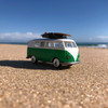 Approximately 1:59 scale, this Volkswagen Type 2 T1 Camper Van measures around 7.5 cm (3 inches) in length.