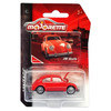 Majorette Vintage Collection VW BEETLE (Red) 1:64 Scale Die-cast Vehicle in packaging.