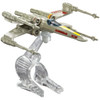 A favourite Star Wars starship re-created as a Hot Wheels miniature. The X-Wing Fighter (Red 5) starship measures around 7.5 cm (3 inches) in length and comes with Flight Navigator display stand.