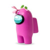 Among Us 4cm Pink Crewmate figure.