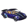 Authentically styled 1980 Porsche 911 Turbo in dark blue.