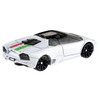 Approximately 1:64 scale, the Lamborghini Reventón Roadster measures around 7 cm (2.75 inches) long.