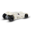 At approximately 1:64 scale, The Dark Knight Batmobile measures around 6.5 cm (2.5 inches) long.