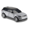 The Hot Wheels Range Rover Velar features a Metalflake silver finish.
