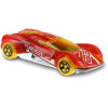 Hot Wheels Crescendo in transparent red, featuring an adjustable front splitter.
