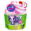 Littlest Pet Shop Sweetest #3031 PENNY LING Panda and #3032 Chick in packaging.