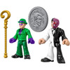 Imaginext DC Super Friends THE RIDDLER & TWO-FACE Action Figures