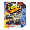 Team Hot Wheels '84 PONTIAC 1:64 Scale Die-cast Vehicle with High-Speed Wheels in packaging.