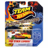 Team Hot Wheels PRO STOCK CAMARO 1:64 Scale Die-cast Vehicle with High-Speed Wheels in packaging.