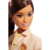 Brunette ​Barbie doll stands around 28.5 cm (11.25 inches) tall.