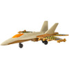The Matchbox Sky Busters Boeing F/A-18 Super Hornet features a tan and brown deco.