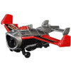 The Matchbox Sky Busters MBX Hyper Jet features a red and grey Fightin' Wolf deco.