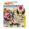 Hot Wheels Mario Kart TOAD (Mach 8) 1:64 Scale Replica Die-Cast Vehicle in packaging.