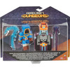 Minecraft Dungeons STAX vs. SKELETON NECROMANCER 3.25-inch Action Figure 2-Pack in packaging.
