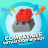 244 pieces that are compatible with major brands.