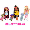 Play With The Whole Crew: Collect all 3 LOL Surprise OMG World Travel fashion dolls and get ready to explore the LOL Surprise World! (each sold separately)
