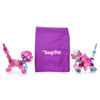 2 Twisty Petz: This pack includes Ice Queen Kitty and Purple Princess Kitty each measuring around 3-inch (8 cm) long.