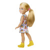 Barbie Chelsea Doll, Small Girl Doll with Blonde Hair & Blue Eyes wearing Removable Rainbow Dress