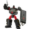 Includes blaster and shield accessories that attach in both modes.