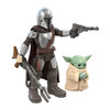 The Mandalorian Series-Inspired Design: The 2.5-inch-scale Mandalorian action figure features multiple points of articulation, including fully poseable arms, legs, and head, as well as design and detail inspired by the live-action series on Disney+.