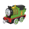 Durable, push along engine with die-cast metal and plastic parts.