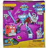 Transformers Bumblebee Cyberverse Adventures Battle Call Officer Class OPTIMUS PRIME 10-inch Figure in packaging - Back of box.