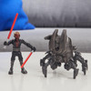 Series-Based Character-Inspired Accessories: This Star Wars Mission Fleet action figure comes with two Darth Maul-inspired lightsaber accessories that can connect to become one double-bladed lightsaber.