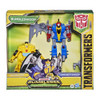 Transformers Bumblebee Cyberverse Adventures Dinobots Unite BUMBLESWOOP Dino Combiner in packaging.