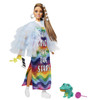 When it comes to fashion, Barbie® EXTRA dolls have a 'more is more' attitude, featuring 15 pieces that include clothing and fashion accessories, as well as a pet and pet accessories.