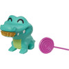 The pet crocodile figure is oh-so-EXTRA, too, with golden-plated teeth that read 'sweet' and a lollipop treat!