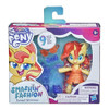 My Little Pony Smashin’ Fashion SUNSET SHIMMER Poseable Figure with Fashion Accessories in packaging.