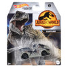 Hot Wheels Jurassic World GIGANOTOSAURUS 1:64 Scale Die-cast Character Car in packaging.