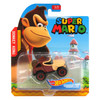 Hot Wheels Super Mario Bros DONKEY KONG 1:64 Scale Die-cast Character Car in packaging.