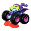 Skeletor, the evil lord of destruction, re-imagined as a Monster Truck, ready to crush everything in its path! Skeletor truck comes with a connect and crash car for immediate smashing action.