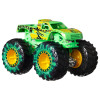 Die-cast metal body with plastic parts.