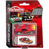 Majorette Vintage Deluxe Collection FORD MUSTANG FASTBACK 1967 (Red) 1:62 Scale Die-cast Vehicle in packaging.