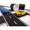 Self-adhesive road tape for toy cars of all kinds