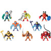 Each figure is approximately 2 inches tall with 4 moveable joints (arms, head, and waist) and comes with a weapon and with its own special, themed case to let kids store and display their mini figure.