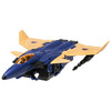 Transformers action figure converts from robot to jet mode in 23 steps.