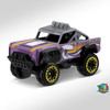 Hot Wheels CUSTOM FORD BRONCO 1:64 Scale Die-cast Vehicle in soft purple with white and yellow graphics.