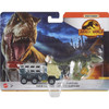 Matchbox Jurassic World GIGANOTOSAURUS LOADER Dino Transporter 1:64 Scale Die-cast Vehicle in packaging.