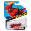 Hot Wheels Marvel SPIDER-MAN 1:64 Scale Die-Cast Character Car in packaging.