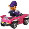 Iconic Mario Kart™ character Waluigi is molded into his Badwagon Kart.