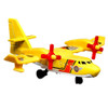The Hot Wheels Sky Busters Blaze Buster features a yellow, red, and silver deco.