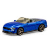 Matchbox 2018 Ford Mustang Convertible in Metalflake blue.